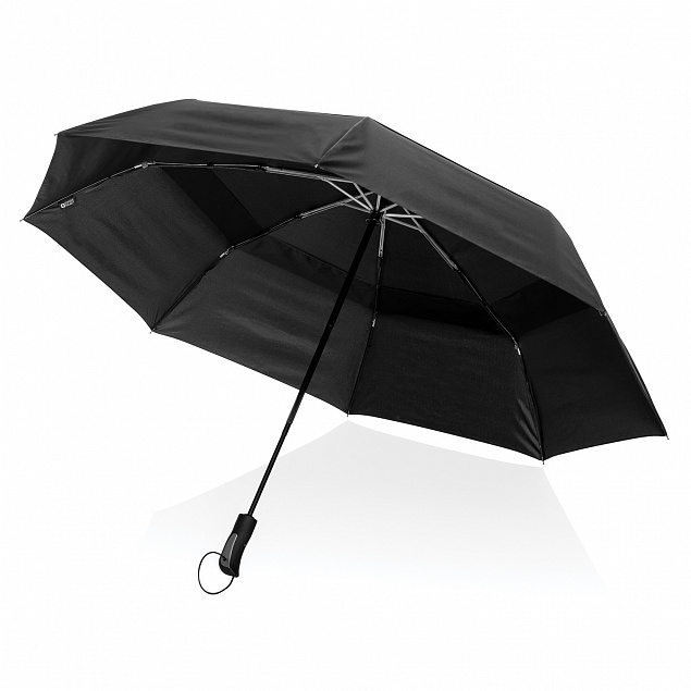 Компактный зонт-антишторм Tornado от Swiss Peak из rPET Aware™, 27" с логотипом в Самаре заказать по выгодной цене в кибермаркете AvroraStore