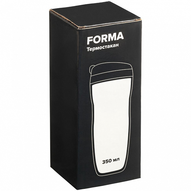 Термостакан Forma, серый с логотипом в Самаре заказать по выгодной цене в кибермаркете AvroraStore