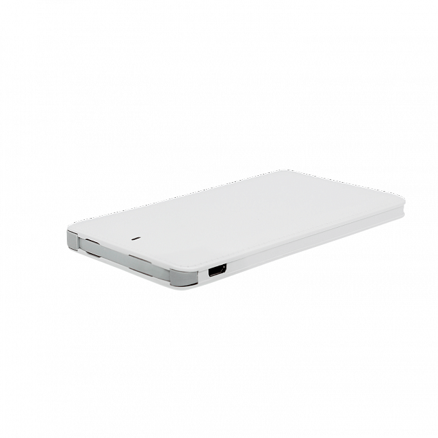 Внешний аккумулятор C'mon!, 4000 мАч (белый) с логотипом в Самаре заказать по выгодной цене в кибермаркете AvroraStore