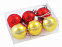 Елочные украшения XMAS LINE, золото, красный с логотипом в Самаре заказать по выгодной цене в кибермаркете AvroraStore
