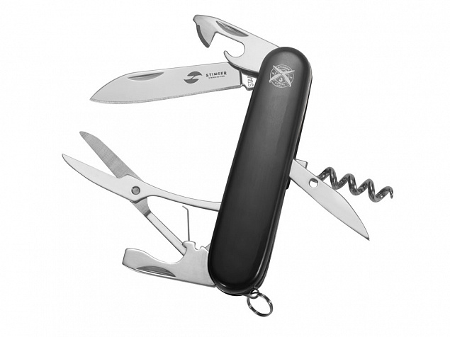 Нож перочинный, 90 мм, 11 функций с логотипом в Самаре заказать по выгодной цене в кибермаркете AvroraStore