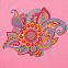 Футболка женская «Узор», розовая с логотипом в Самаре заказать по выгодной цене в кибермаркете AvroraStore