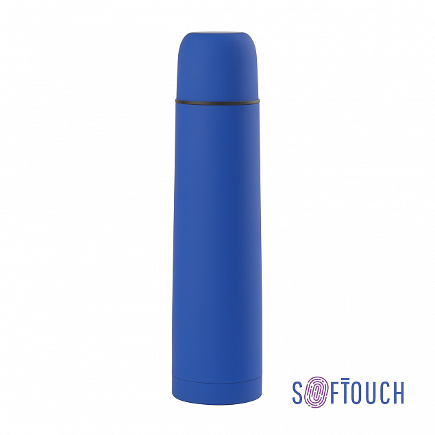 Термос "Родос" 1 литр, покрытие soft touch с логотипом в Самаре заказать по выгодной цене в кибермаркете AvroraStore