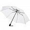 Зонт складной Rain Spell, белый с логотипом в Самаре заказать по выгодной цене в кибермаркете AvroraStore