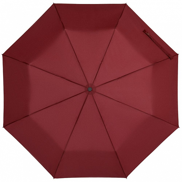 Зонт складной Hit Mini ver.2, бордовый с логотипом в Самаре заказать по выгодной цене в кибермаркете AvroraStore