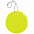 Светоотражатель Spare Care, круг, желтый неон с логотипом в Самаре заказать по выгодной цене в кибермаркете AvroraStore