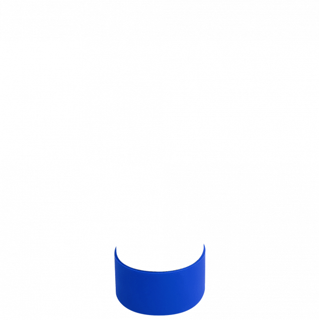Манжета силиконовая для термобутылки Olivia, синий с логотипом в Самаре заказать по выгодной цене в кибермаркете AvroraStore