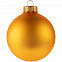 Елочный шар Gala Night Matt в коробке с тиснением, золотистый, 8 см с логотипом в Самаре заказать по выгодной цене в кибермаркете AvroraStore