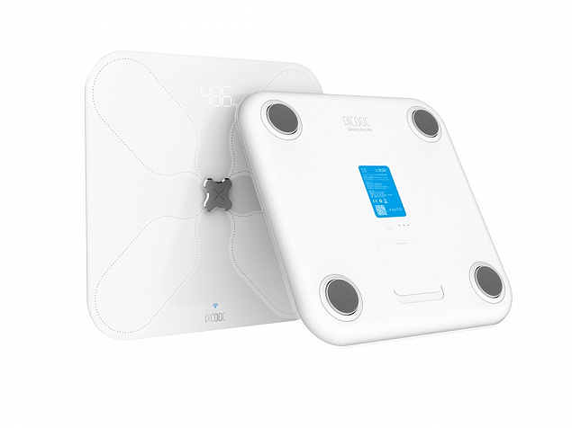 Умные диагностические весы с Wi-Fi Picooc S3 White V2 (6924917717346), белый с логотипом в Самаре заказать по выгодной цене в кибермаркете AvroraStore