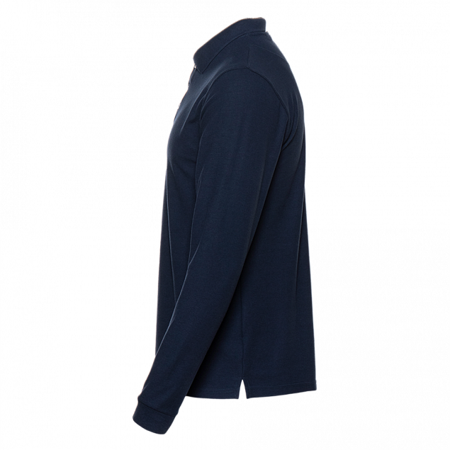 Рубашка поло Рубашка мужская 104LS Тёмно-синий с логотипом в Самаре заказать по выгодной цене в кибермаркете AvroraStore