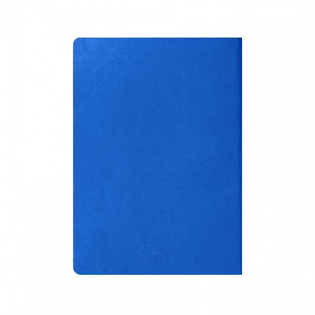 Ежедневник недатированный Tony, А5, глубокий синий, кремовый блок в клетку с логотипом в Самаре заказать по выгодной цене в кибермаркете AvroraStore