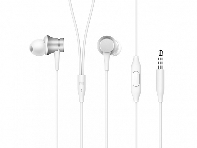 Наушники Mi In-Ear Headphones Basic Silver HSEJ03JY (ZBW4355TY) с логотипом в Самаре заказать по выгодной цене в кибермаркете AvroraStore