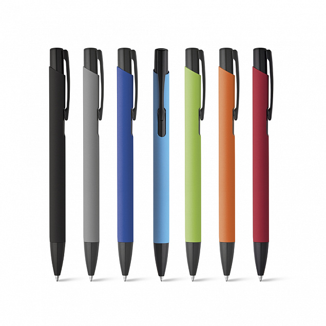 Ручка с покрытием Soft Touch POPPINS с логотипом в Самаре заказать по выгодной цене в кибермаркете AvroraStore