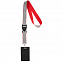 Лента светоотражающая Interlevel, красная с серым с логотипом в Самаре заказать по выгодной цене в кибермаркете AvroraStore