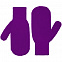 Варежки Life Explorer, фиолетовые с логотипом в Самаре заказать по выгодной цене в кибермаркете AvroraStore