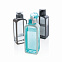 Квадратная вакуумная бутылка для воды, бирюзовый с логотипом в Самаре заказать по выгодной цене в кибермаркете AvroraStore