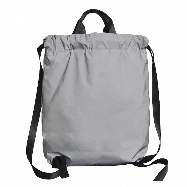 Рюкзак RUN, светоотражающий серый, 48х40см, 100% нейлон с логотипом в Самаре заказать по выгодной цене в кибермаркете AvroraStore