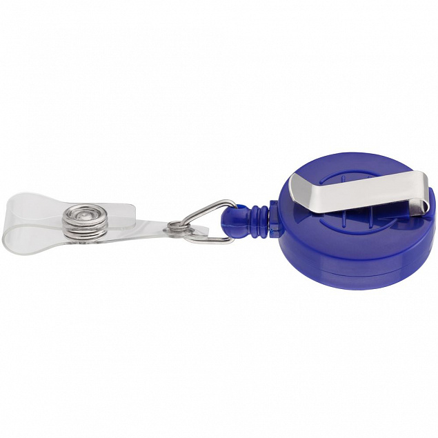 Ретрактор Attach, синий с логотипом в Самаре заказать по выгодной цене в кибермаркете AvroraStore