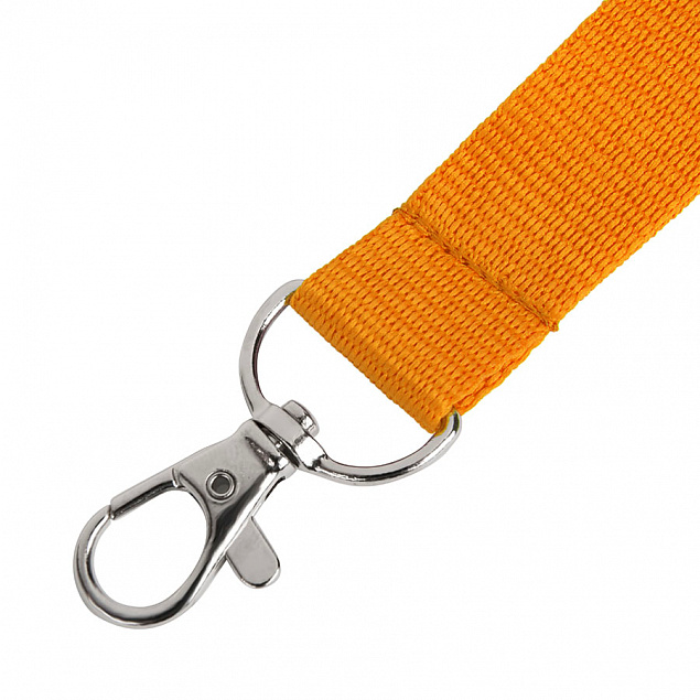 Ланъярд NECK, оранжевый, полиэстер, 2х50 см с логотипом в Самаре заказать по выгодной цене в кибермаркете AvroraStore