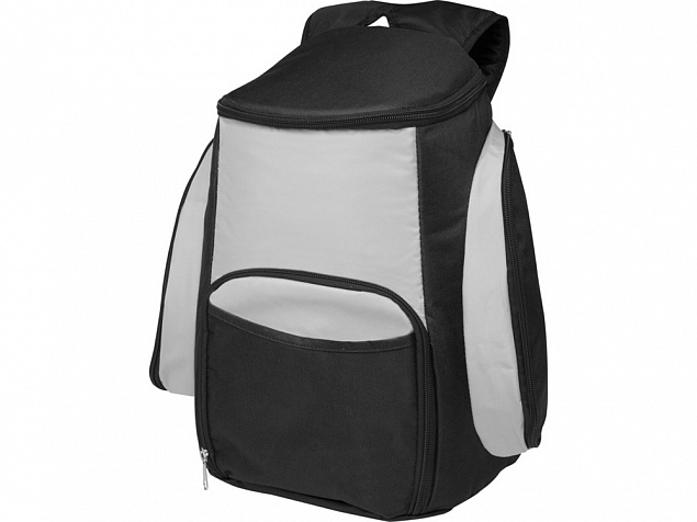 Brisbane, рюкзак-холодильник, серый/черный с логотипом в Самаре заказать по выгодной цене в кибермаркете AvroraStore