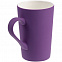 Кружка Best Noon c покрытием софт-тач, фиолетовая с логотипом в Самаре заказать по выгодной цене в кибермаркете AvroraStore