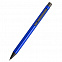 Ручка металлическая Лоуретта, синий с логотипом в Самаре заказать по выгодной цене в кибермаркете AvroraStore