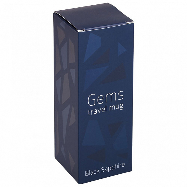 Термостакан Gems Black Sapphire, черный сапфир с логотипом в Самаре заказать по выгодной цене в кибермаркете AvroraStore