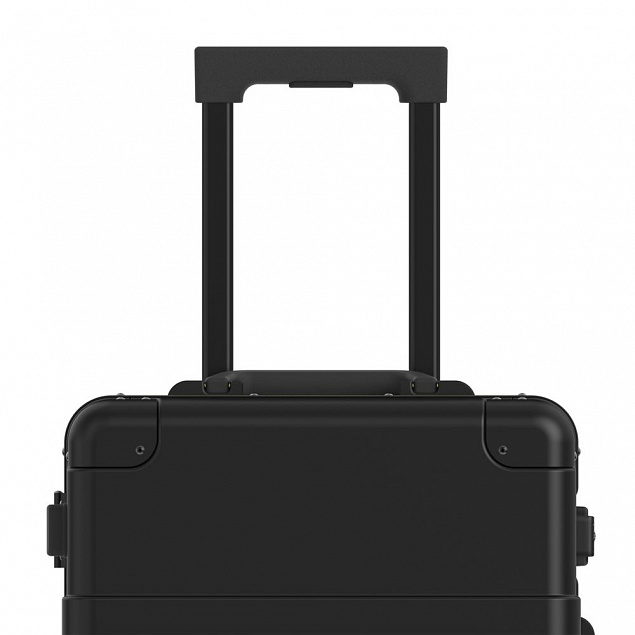 Чемодан Metal Luggage, черный с логотипом в Самаре заказать по выгодной цене в кибермаркете AvroraStore