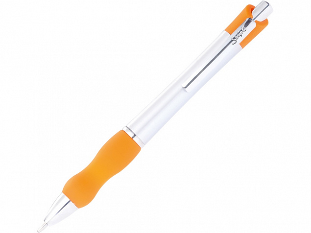 Ручка шариковая Bubble, оранжевый, черные чернила с логотипом в Самаре заказать по выгодной цене в кибермаркете AvroraStore