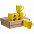 Набор кружек Good Morning c покрытием софт-тач, желтый с логотипом в Самаре заказать по выгодной цене в кибермаркете AvroraStore