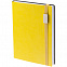 Ежедневник Vivian Metal, недатированный, желтый с логотипом в Самаре заказать по выгодной цене в кибермаркете AvroraStore