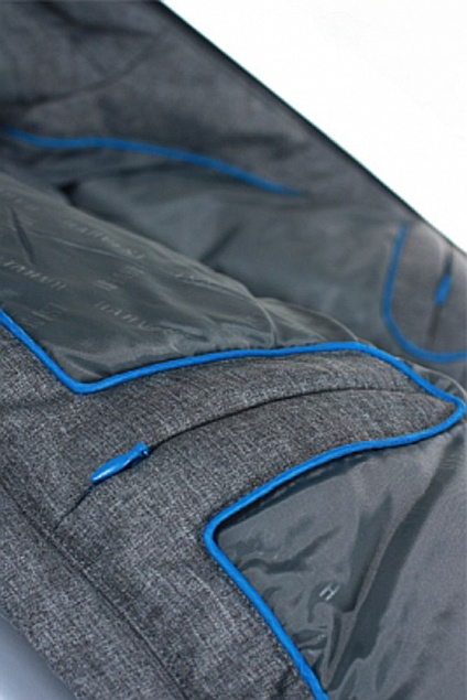 Куртка мужская JACKSON, серый меланж с логотипом в Самаре заказать по выгодной цене в кибермаркете AvroraStore