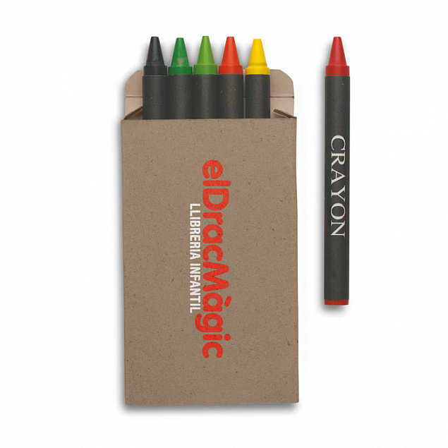 Набор восковых карандашей с логотипом в Самаре заказать по выгодной цене в кибермаркете AvroraStore