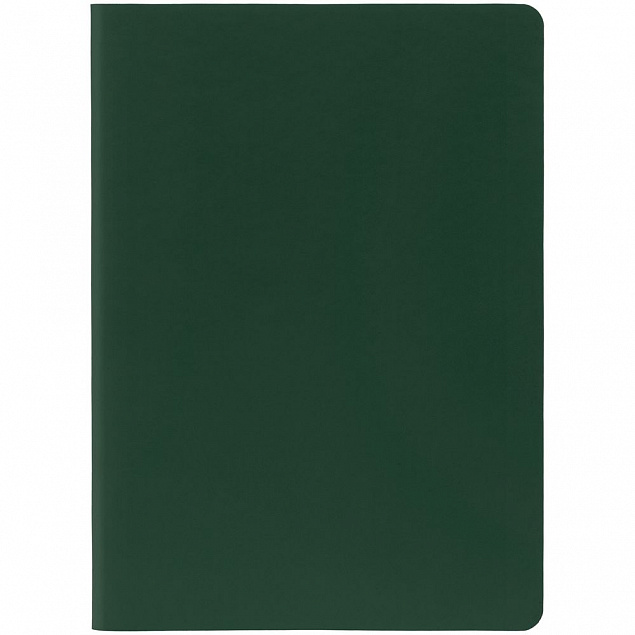 Блокнот Flex Shall, зеленый с логотипом в Самаре заказать по выгодной цене в кибермаркете AvroraStore