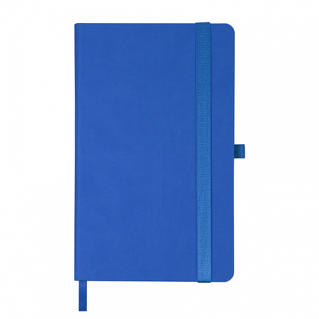 Ежедневник недатированный HAMILTON, A5, ярко-синий, кремовый блок с логотипом в Самаре заказать по выгодной цене в кибермаркете AvroraStore