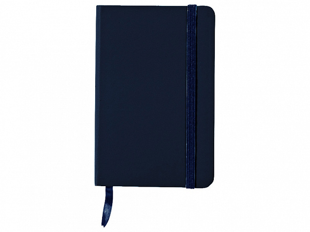 Блокнот классический карманный Juan А6, темно-синий с логотипом в Самаре заказать по выгодной цене в кибермаркете AvroraStore