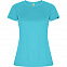 Спортивная футболка IMOLA WOMAN женская, БИРЮЗОВЫЙ M с логотипом в Самаре заказать по выгодной цене в кибермаркете AvroraStore