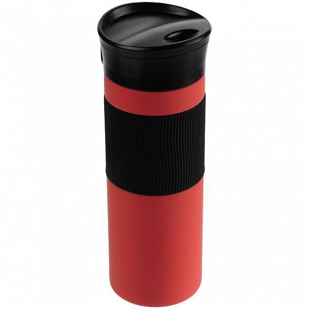Термостакан Tralee XL, красный с логотипом в Самаре заказать по выгодной цене в кибермаркете AvroraStore