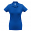 Рубашка поло женская ID.001 ярко-синяя с логотипом в Самаре заказать по выгодной цене в кибермаркете AvroraStore