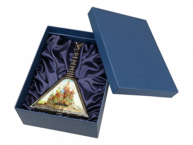 Подарочный набор Музыкальная Россия: балалайка, книга  RUSSIA с логотипом в Самаре заказать по выгодной цене в кибермаркете AvroraStore
