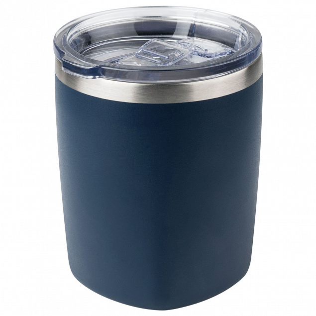 Термокружка вакуумная, Viva, 400 ml, синяя с логотипом в Самаре заказать по выгодной цене в кибермаркете AvroraStore