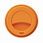 Стакан с крышкой PLA, 350 мл, оранжевый с логотипом в Самаре заказать по выгодной цене в кибермаркете AvroraStore