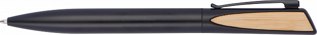 Шариковая ручка , чёрная с логотипом в Самаре заказать по выгодной цене в кибермаркете AvroraStore