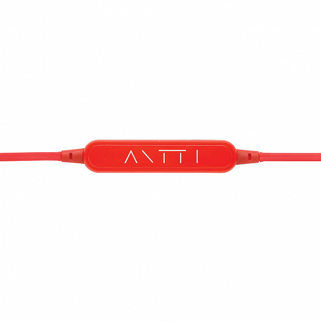 Беспроводные наушники, красный с логотипом в Самаре заказать по выгодной цене в кибермаркете AvroraStore