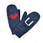Варежки "LOVE YOU" с теплой подкладкой с логотипом в Самаре заказать по выгодной цене в кибермаркете AvroraStore
