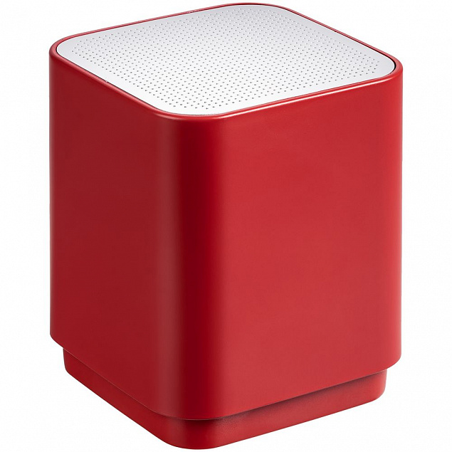 Беспроводная колонка с подсветкой логотипа Glim, красная с логотипом в Самаре заказать по выгодной цене в кибермаркете AvroraStore