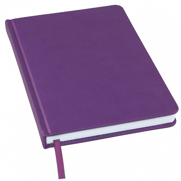 Ежедневник недатированный Bliss, А5,  фиолетовый, белый блок, без обреза с логотипом в Самаре заказать по выгодной цене в кибермаркете AvroraStore
