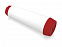 Держатель для кабеля Тwisti, красный/белый с логотипом в Самаре заказать по выгодной цене в кибермаркете AvroraStore