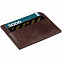 Чехол для карточек Apache, темно-коричневый с логотипом в Самаре заказать по выгодной цене в кибермаркете AvroraStore