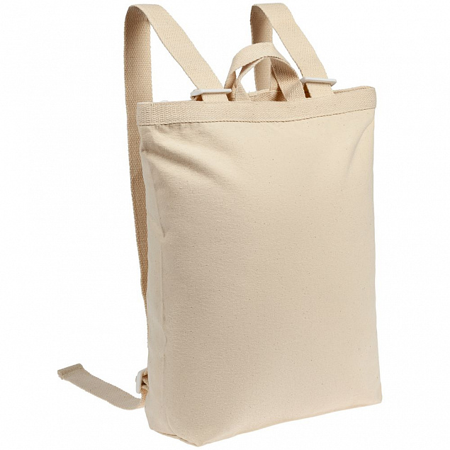 Рюкзак холщовый Discovery Bag, неокрашенный с логотипом в Самаре заказать по выгодной цене в кибермаркете AvroraStore
